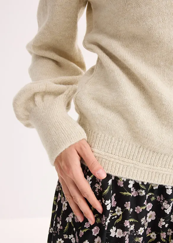 Genser med h&oslash;y hals, bonprix