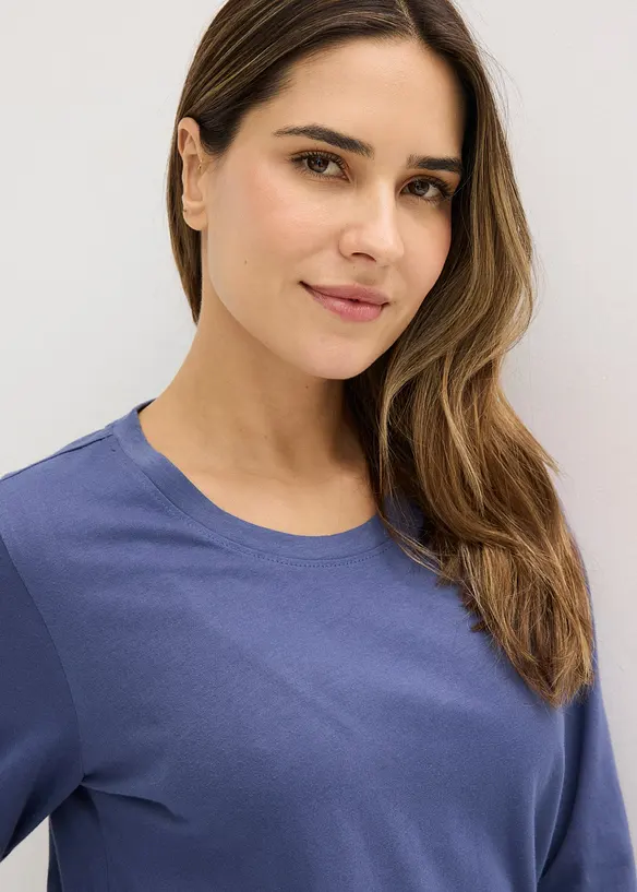 Pyjamas (3-delt sett) av ren bomull, bonprix