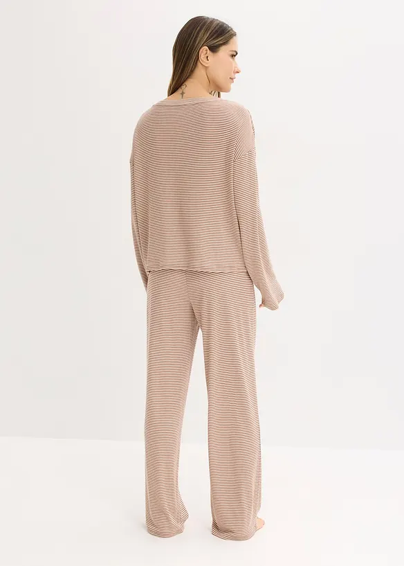 Oversized pyjamas i myk bomull, bonprix