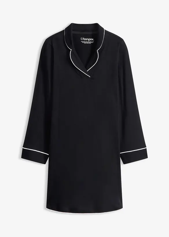 Nattskjorte av myk bomull, bonprix