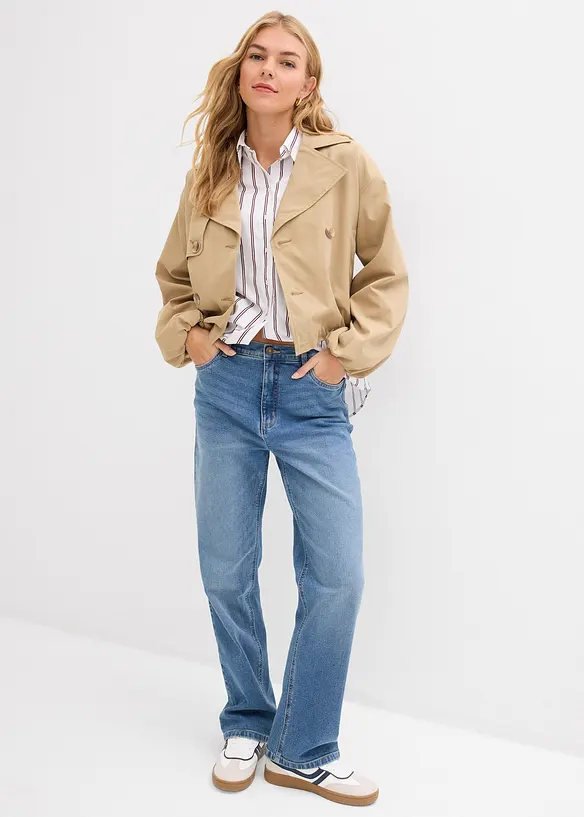 Loose Fit Straight-jeans High Waist, bonprix