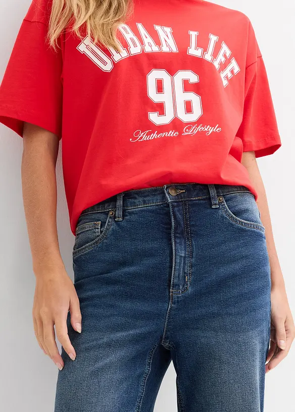 Loose Fit Straight-jeans High Waist, bonprix