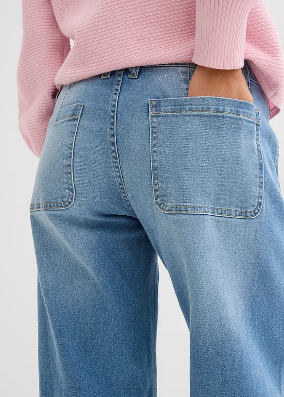 Barrel jeans Mid Waist, bonprix