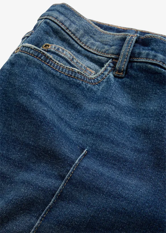 Wide Leg-jeans Mid Waist, Full Length, bonprix