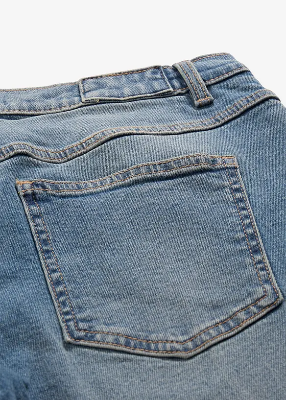 Wide Leg-jeans Mid Waist, Full Length, bonprix