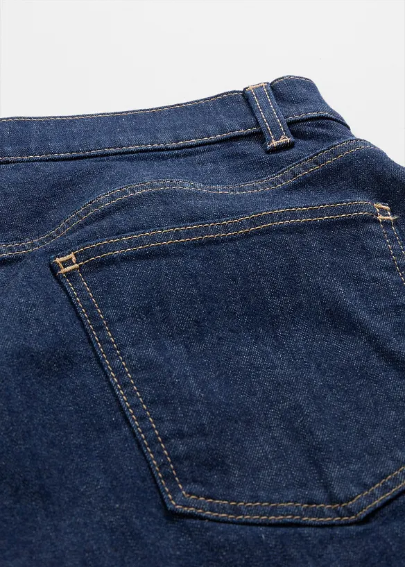 Loose Fit, Straight-jeans Mid Waist, Full Length, bonprix