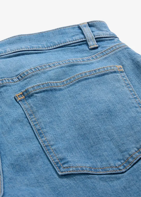 Loose Fit, Straight-jeans Mid Waist, Full Length, bonprix