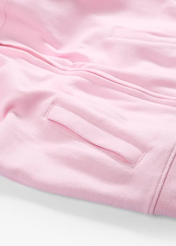 Sweatjakke i 100% &oslash;kologisk bomull, bonprix