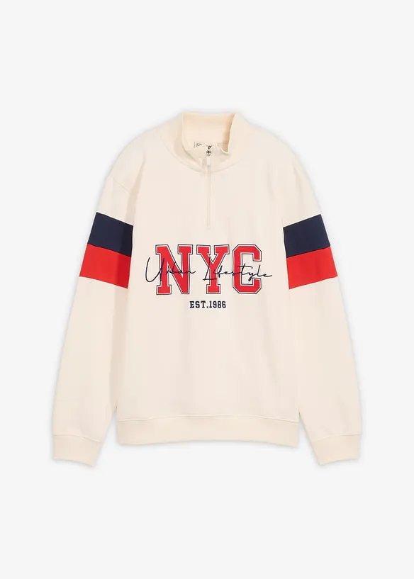 Sweatshirt i 100% &oslash;kologisk bomull, bonprix