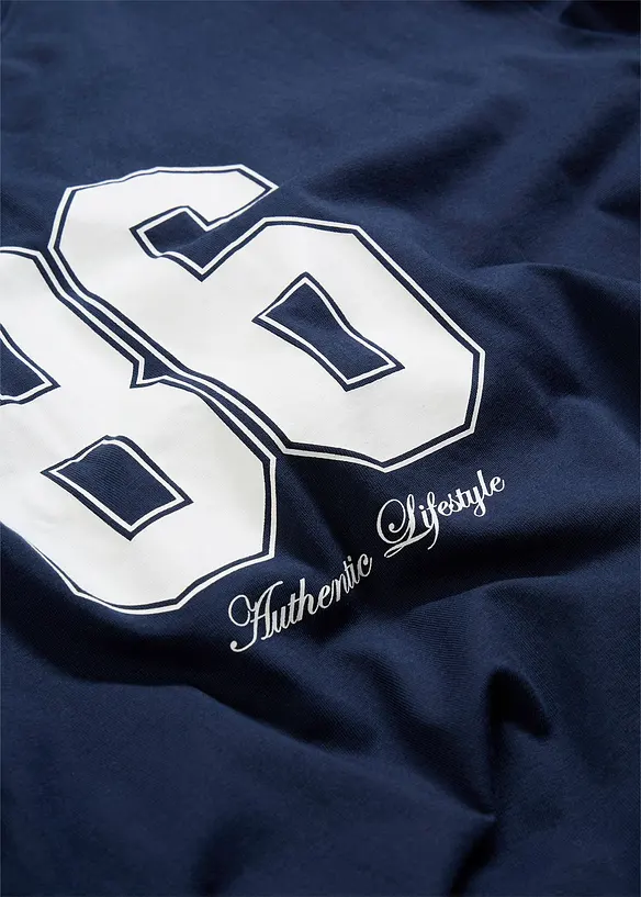 Langermet shirt i 100% &oslash;kologisk bomull, bonprix