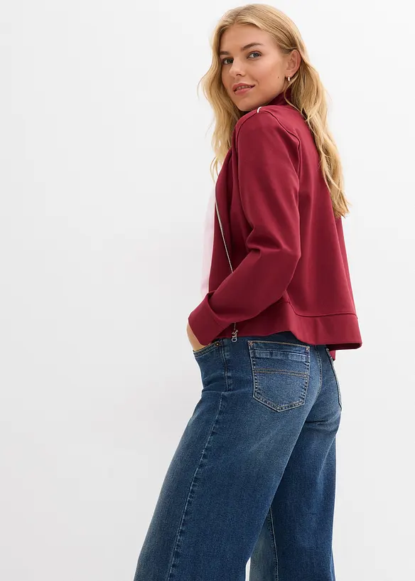 Sweatjakke i behagelig Punto di Roma-materiale, bonprix