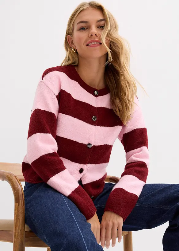 Finstrikket cardigan, bonprix