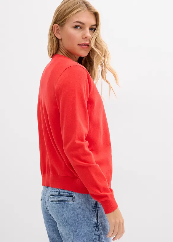 Finstrikket cardigan, bonprix