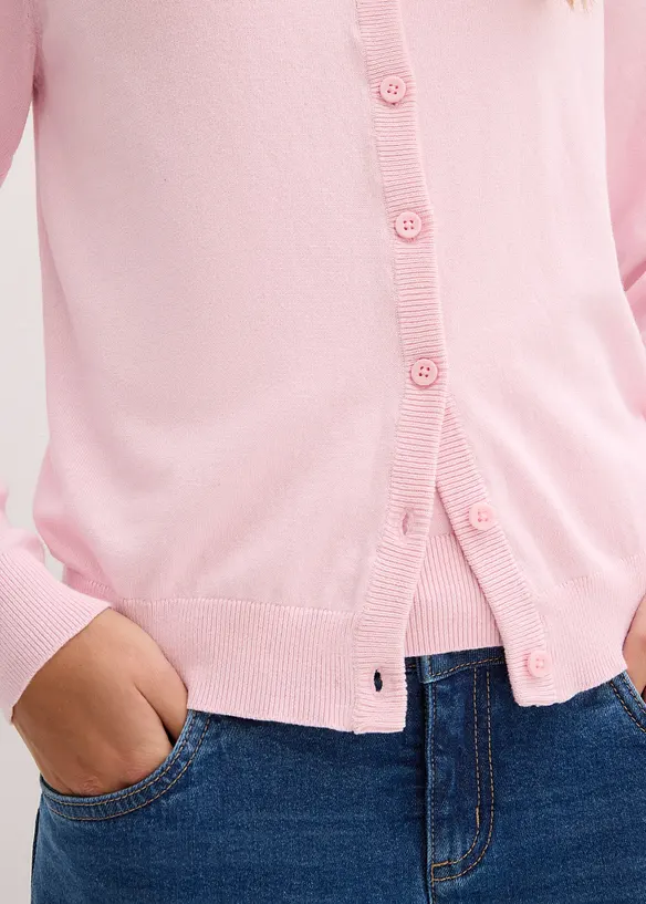 Finstrikket cardigan, bonprix