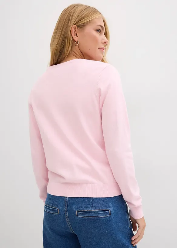 Finstrikket cardigan, bonprix