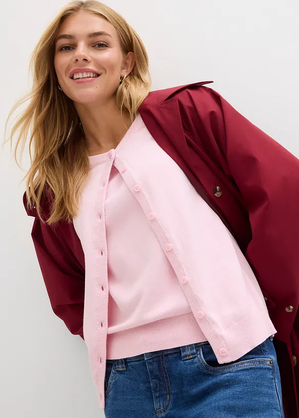 Finstrikket cardigan, bonprix