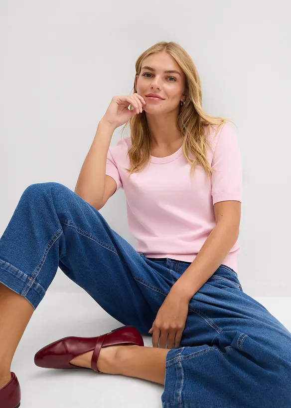 Finstrikket genser, bonprix