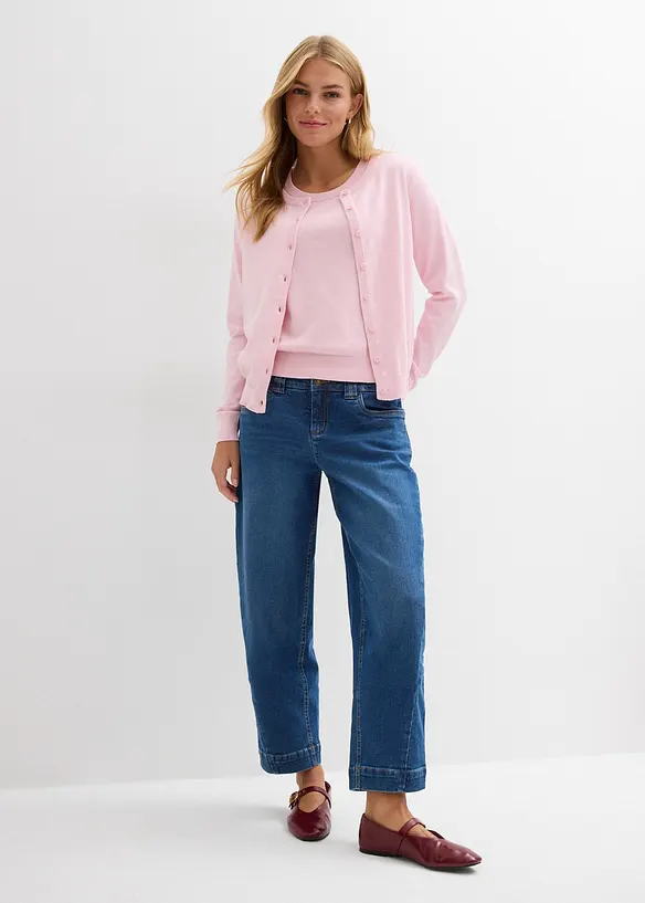 Finstrikket genser, bonprix