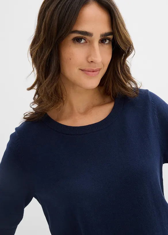 Finstrikket genser, bonprix