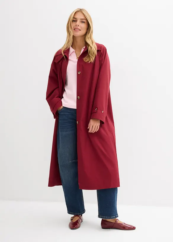 Topp med krage i 100% &oslash;kologisk bomull, bonprix