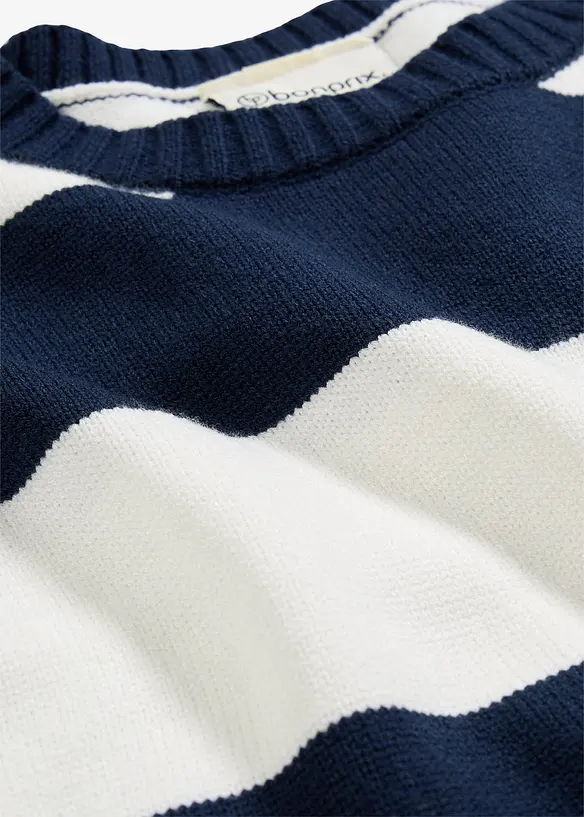 Oversized genser i myk viskosemiks, bonprix