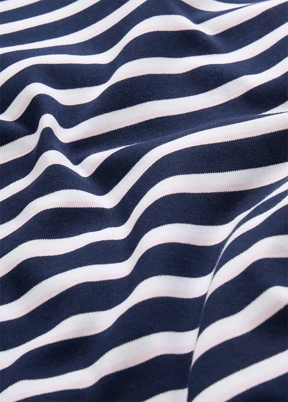 Langermet topp i 100% &oslash;kologisk bomull, bonprix