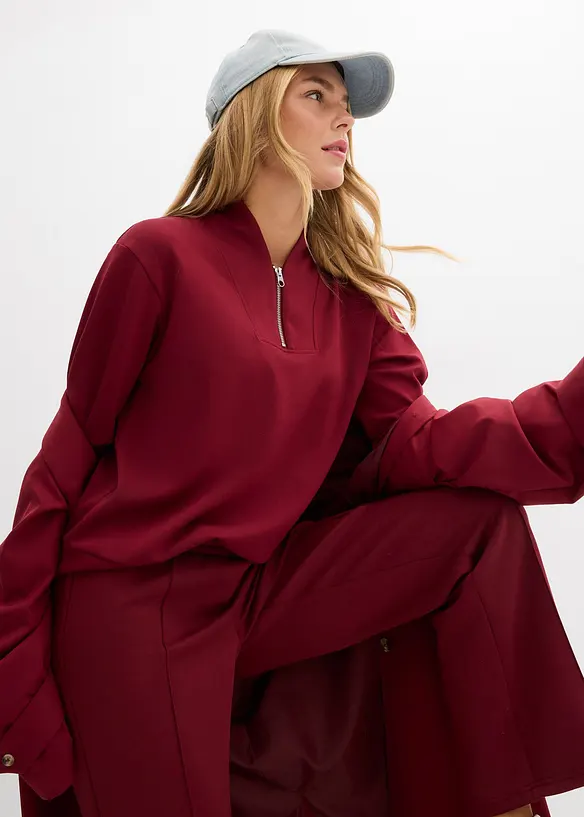 Sweatshirt i myk viskosemiks, bonprix