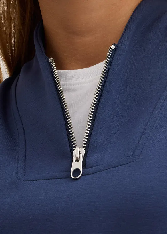 Sweatshirt i myk viskosemiks, bonprix