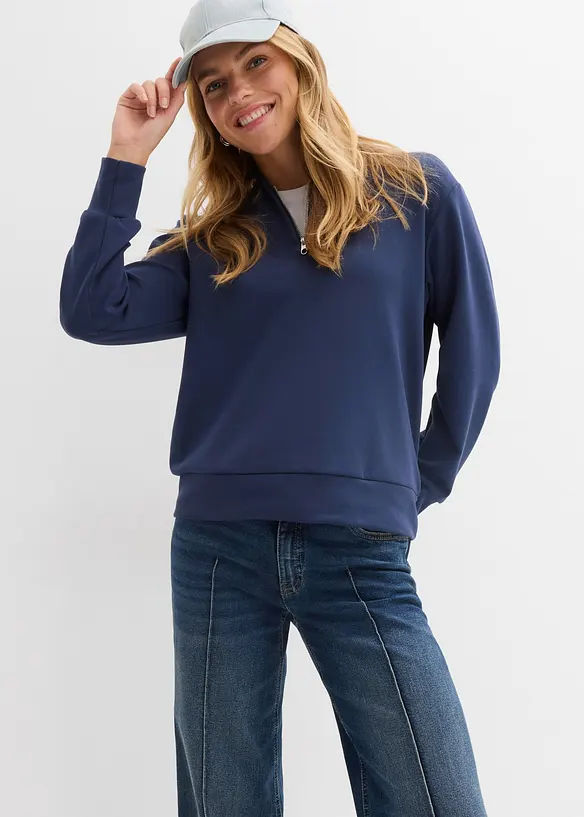 Sweatshirt i myk viskosemiks, bonprix
