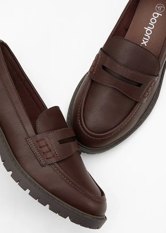 Loafers med grove s&aring;ler, bonprix