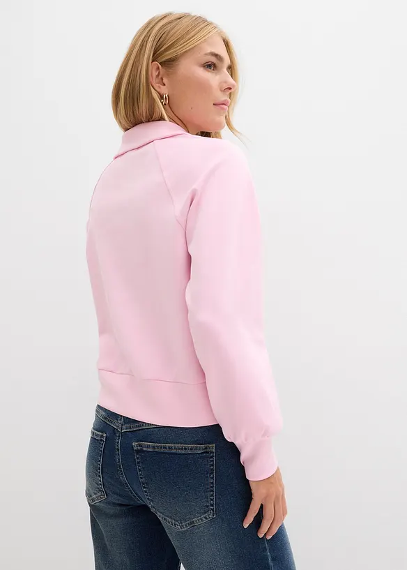 Sweatshirt i mykt scuba-materiale, bonprix