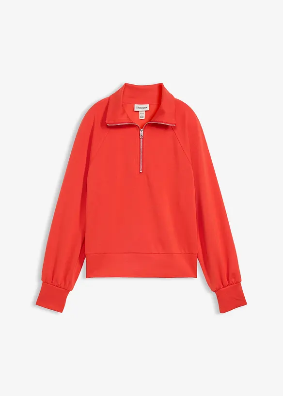 Sweatshirt i mykt scuba-materiale, bonprix