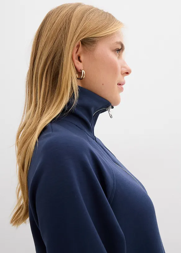 Sweatshirt i mykt scuba-materiale, bonprix