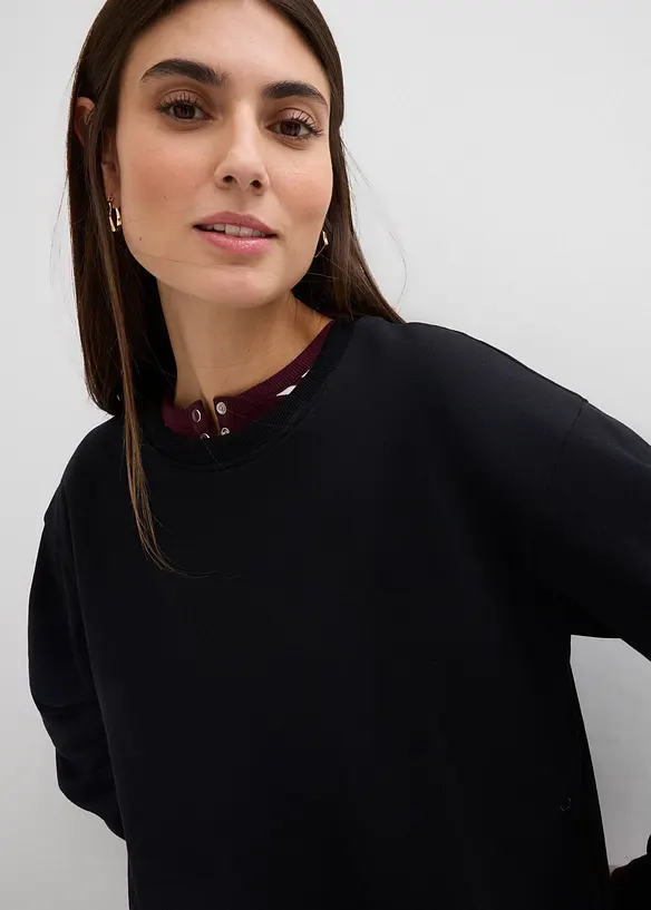 2-i-1-mamma- og ammesweatshirt i 100% &oslash;kologisk bomull, bonprix