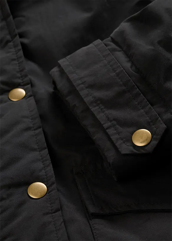 Varmt vattert parkas, bonprix