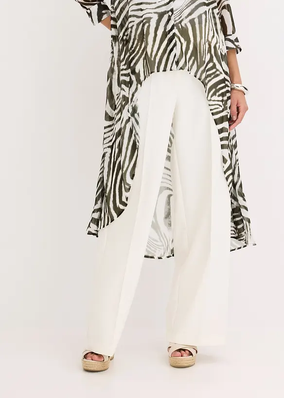 Lang chiffonbluse, bonprix