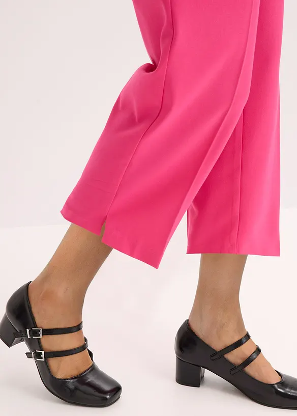 3/4-lang bukse i smal modell med splitt, bonprix