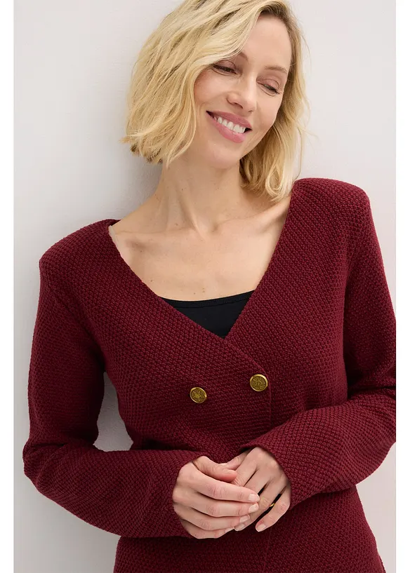 Strikket blazer, bonprix