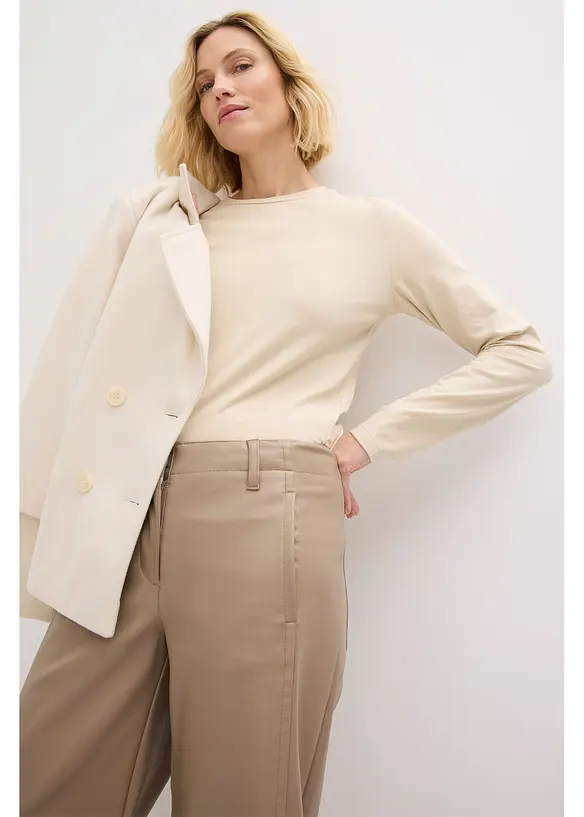 Culotter i imitert skinn, bonprix