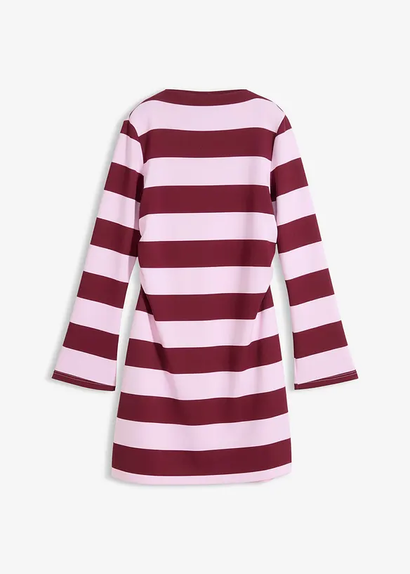 Trikotkjole med st&aring;krage, bonprix