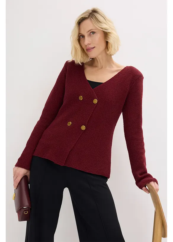 Strikket blazer, bonprix