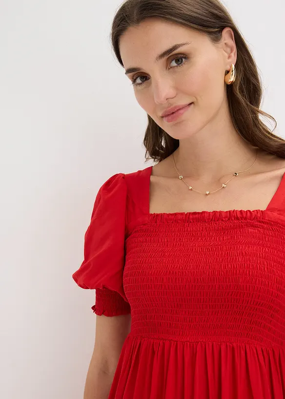 M&oslash;nstret midikjole, bonprix