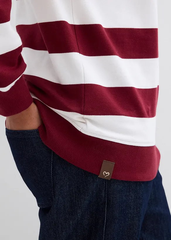 Hettegenser i &oslash;kologisk bomull, bonprix