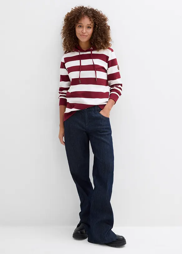 Hettegenser i &oslash;kologisk bomull, bonprix