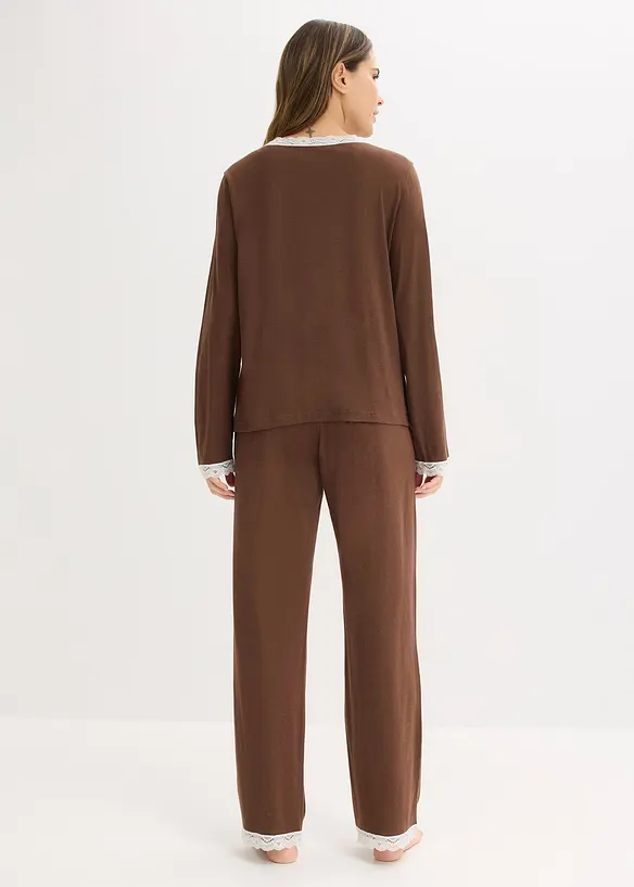 Pyjamas med knapper, bonprix