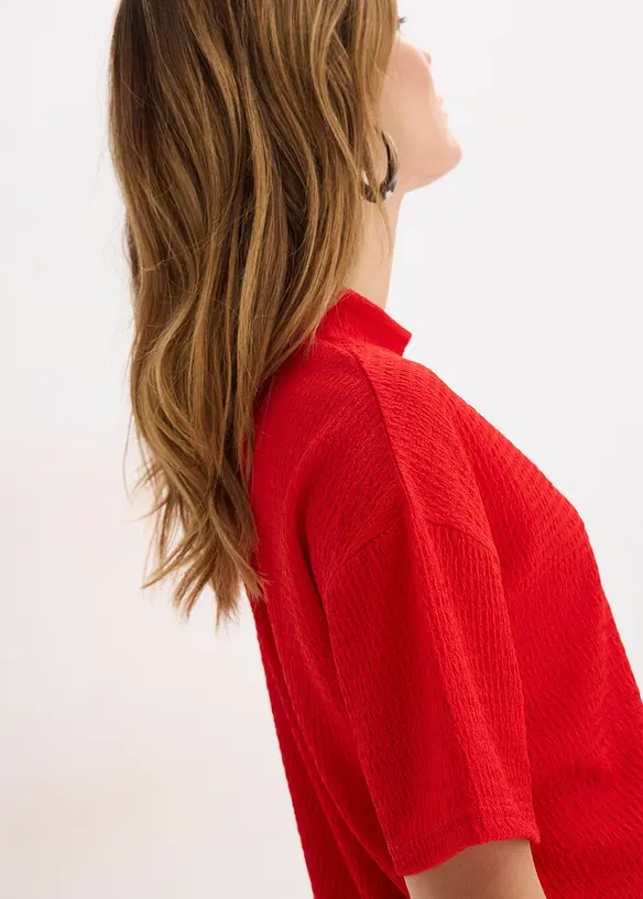 Topp i strukturert krepp, bonprix