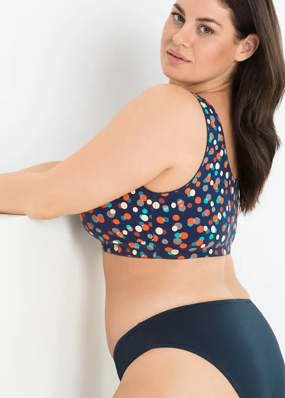 BH uten b&oslash;yle med lukking foran, med &oslash;kologisk bomull (2-pack), bonprix