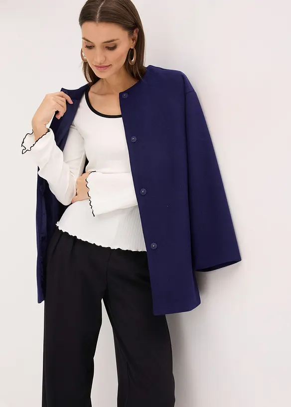 Ribbet topp, bonprix