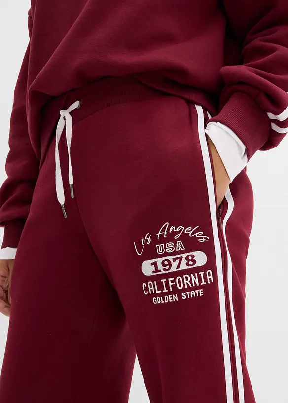 Joggebukse i myk bomullsmiks, bonprix