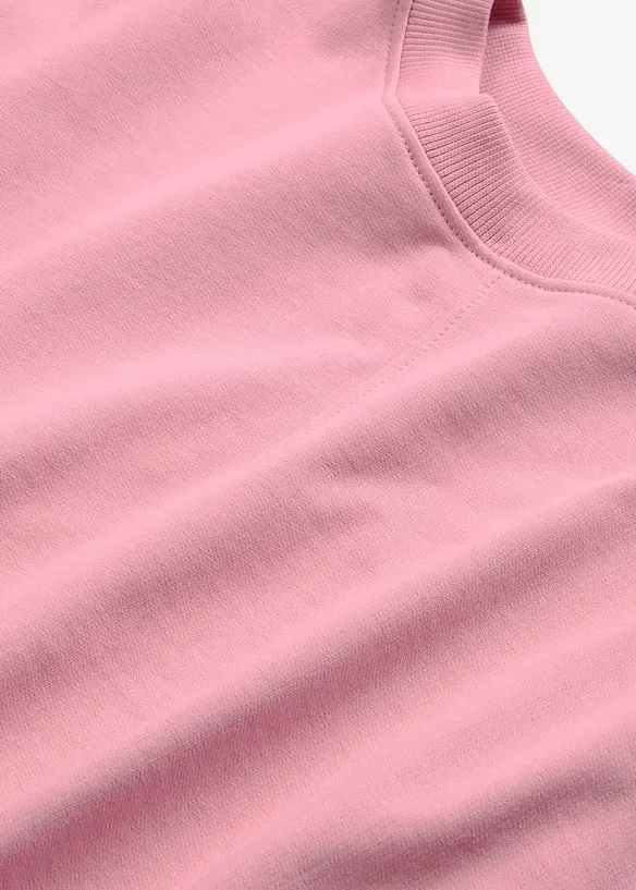 Sweat-kosedress med biser, bonprix